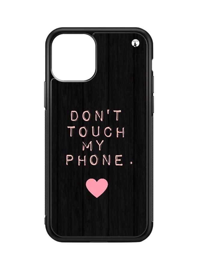 بي بي غطاء حماية واق لهاتف أبل آيفون 11 نمط مطبوع بعبارة باللغة الإنجليزية