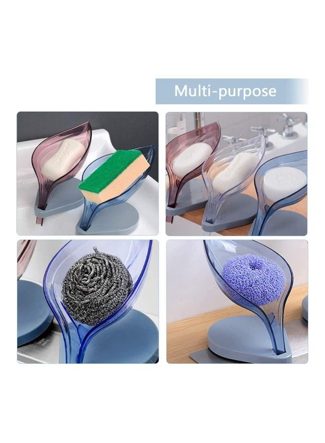 Leaf Shaped Soap Holder multicolour 12cm - Image 5
