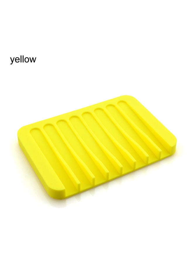 ISank Silicone Soap Holder Yellow 11.5cm