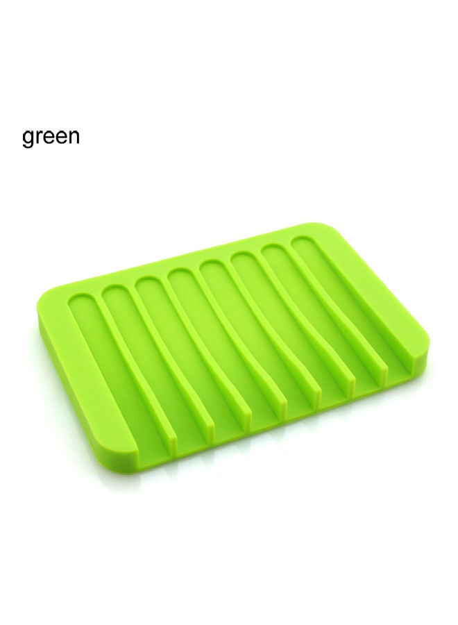 ISank Silicone Soap Holder Green 11.5cm - Image 1