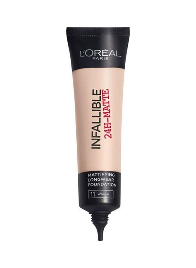L'OREAL PARIS Infallible Matte Cream Foundation 11 Vanilla beige
