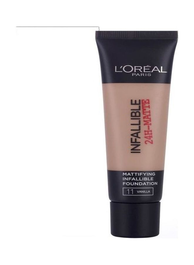 L'OREAL PARIS Infallible Matte Foundation Vanilla 11 beige