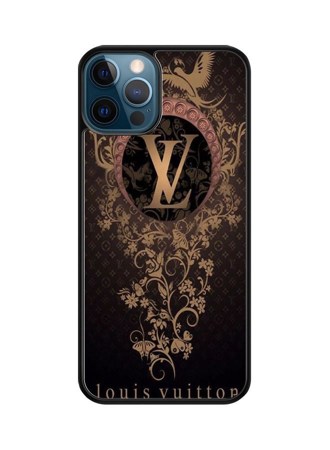 SYN Protective Case Cover For iPhone 12 Pro Brown/Gold