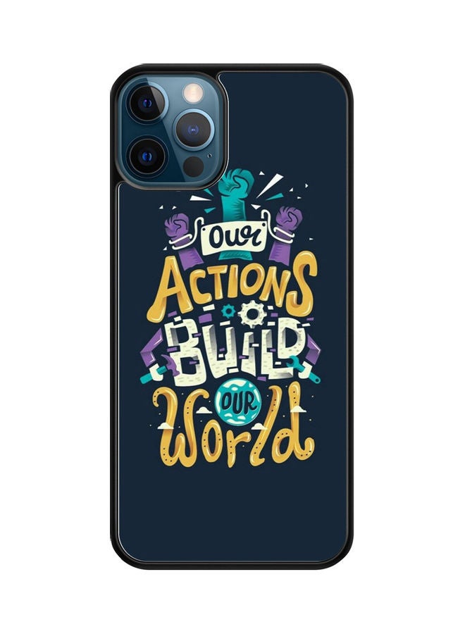 إس واي إن غطاء حماية واق لهاتف آيفون 12 برو أزرق داكن