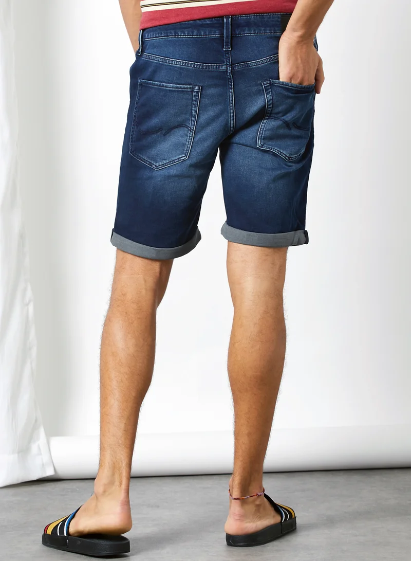 JACK & JONES Iconic Denim Shorts Blue