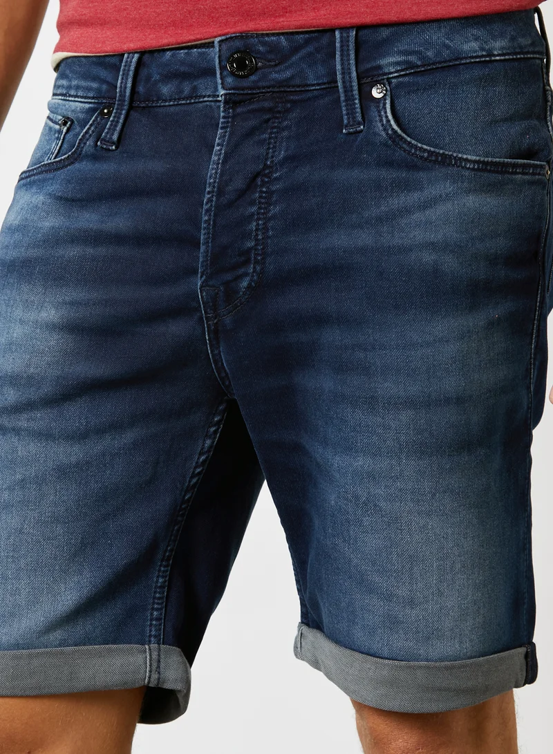 JACK & JONES Iconic Denim Shorts Blue