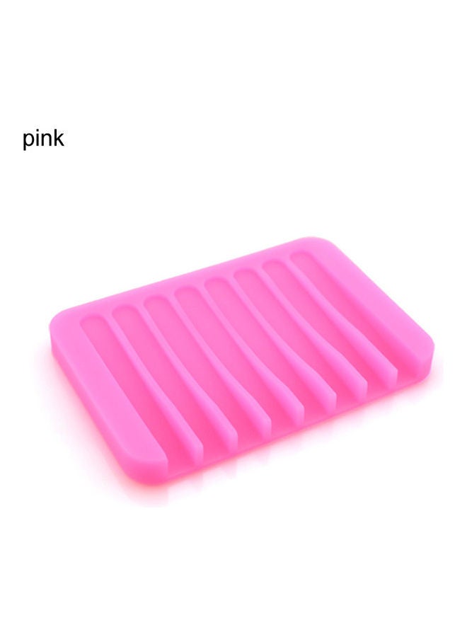 ISank Silicone Soap Holder Pink 11.5cm  - Image 1