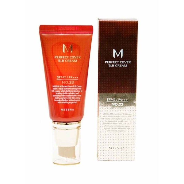 Missha Perfect Cover BB Cream SPF 42 PA+++ 23 Natural Beige - Image 2
