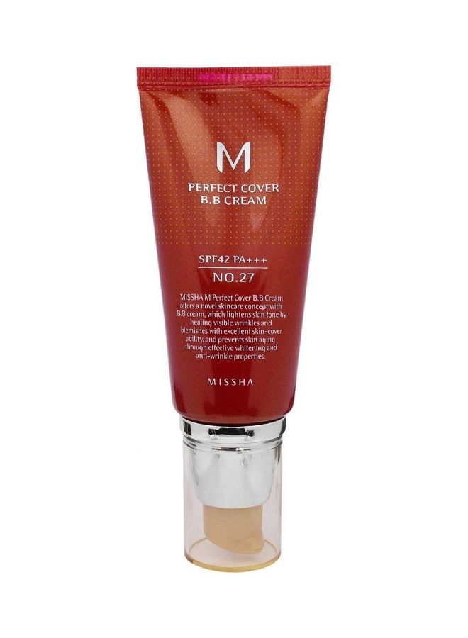 Missha M Perfect Cover Bb Cream Spf 42 beige - Image 1