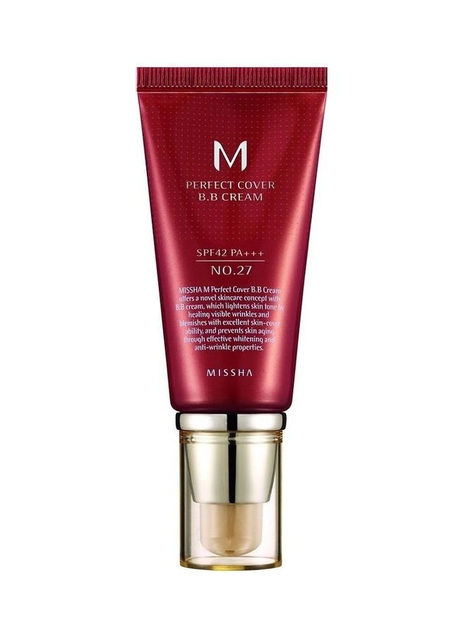 Missha M Perfect Cover BB Cream SPF 42 beige - Image 1