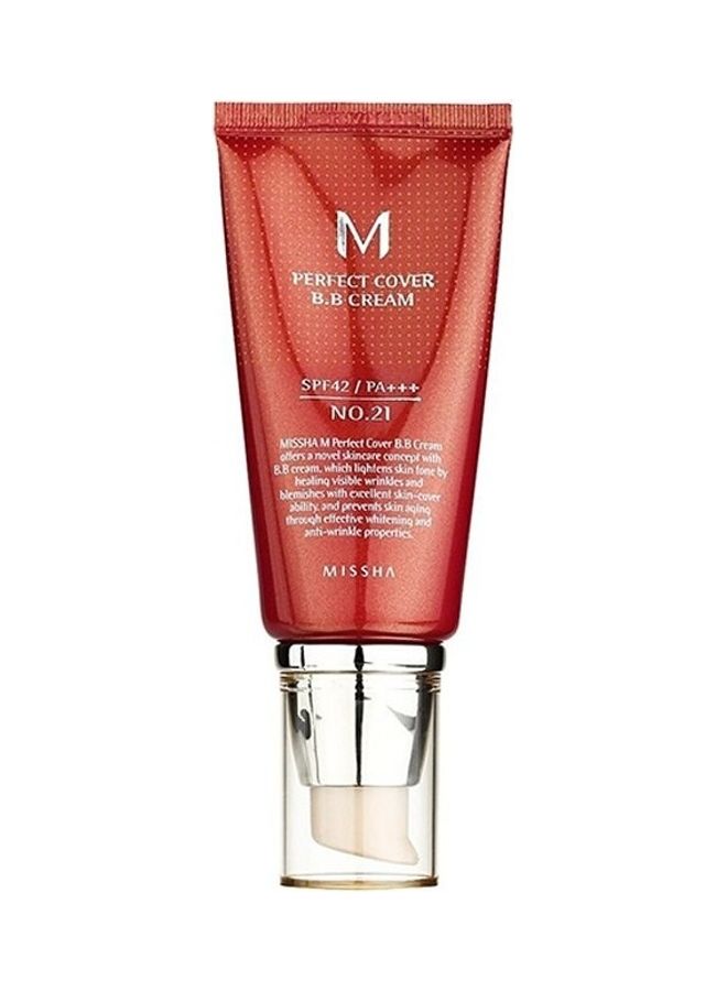 Missha M Perfect Cover BB Cream SPF42 beige - Image 1