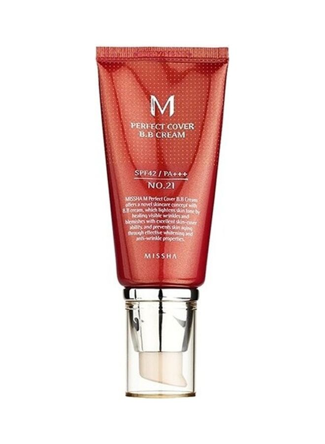 Missha M Perfect Cover BB Cream SPF42 beige - Image 2