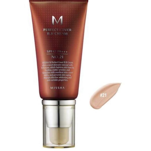 Missha M PERFECT COVER BB CREAM SPF42 beige - Image 2