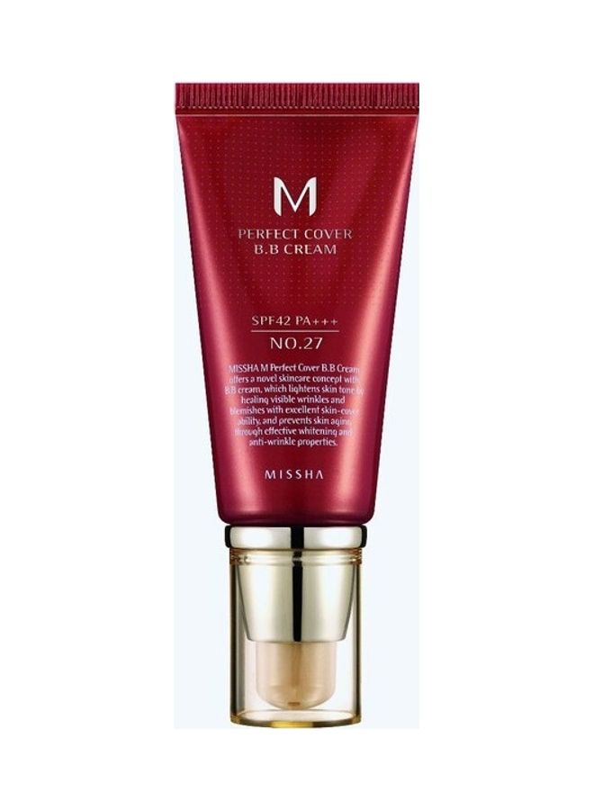 Missha M Perfect Cover BB Cream With SPF42 beige - Image 2