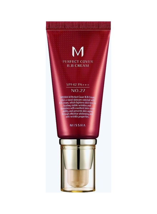 Missha M Perfect Cover BB Cream With SPF42 beige - Image 1