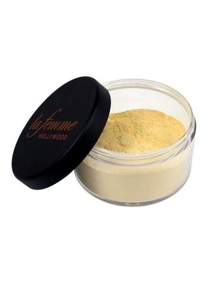 لي فيم هوليوود بودرة سائبة للوجه بملمس مخملي بلون الموز بيج