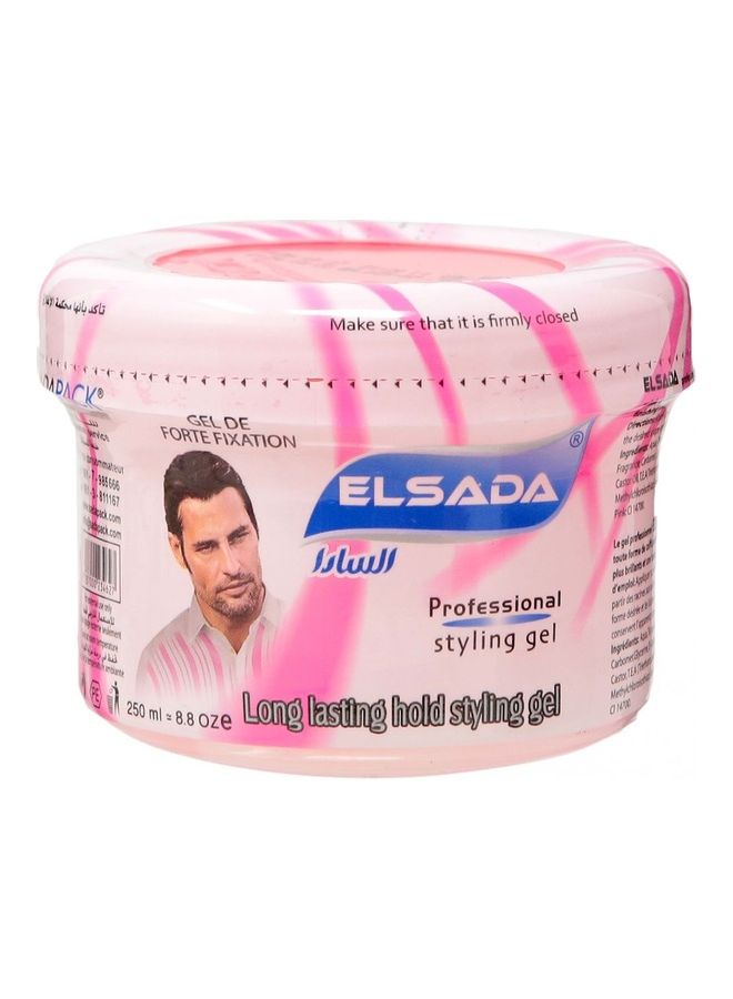 El SADA Long Lasting Hold Professional Styling Hair Gel 250ml