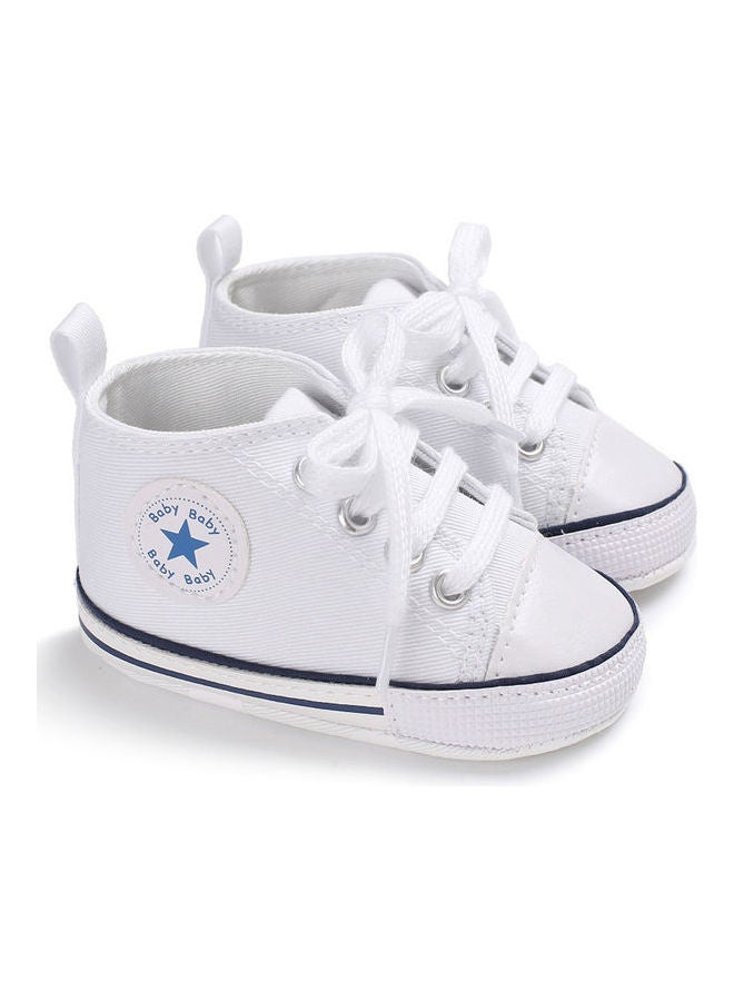Baby Shoes Soft Sole Fashion Canvas Infant Toddler Sports White - Image 2