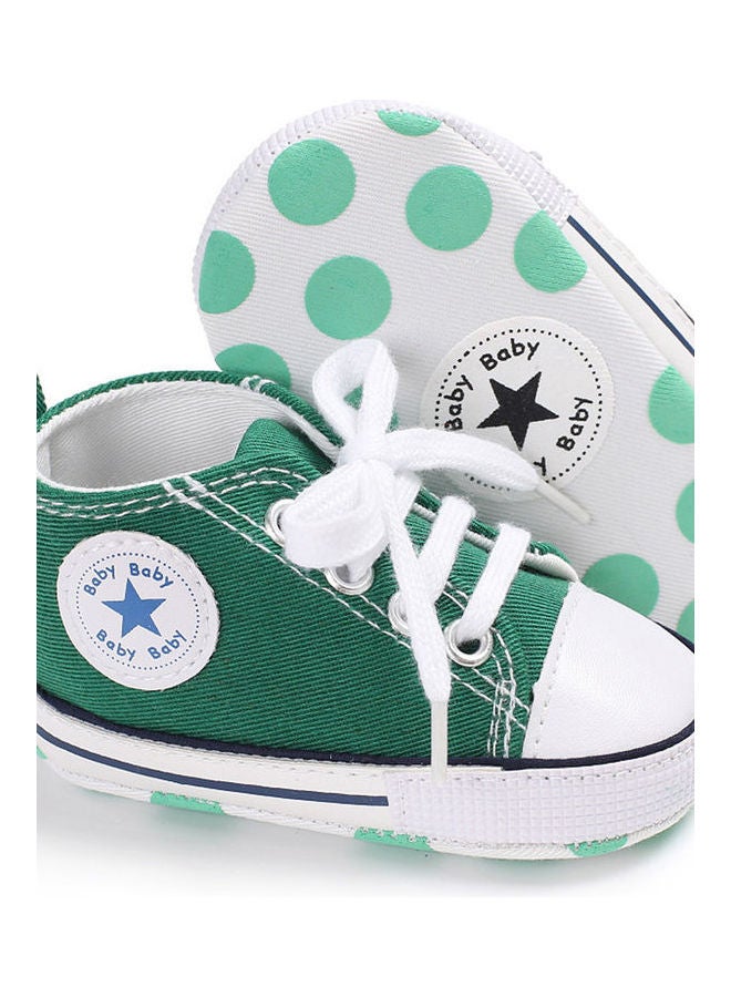 Baby Shoes Soft Sole Fashion Canvas Infant Toddler Sports Green - Image 4