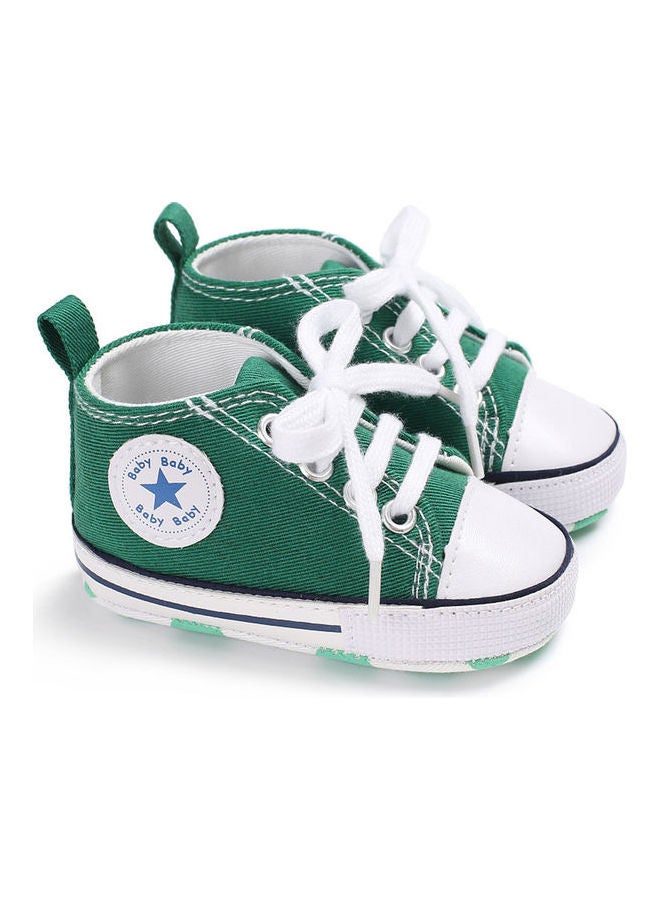 Baby Shoes Soft Sole Fashion Canvas Infant Toddler Sports green - Image 2