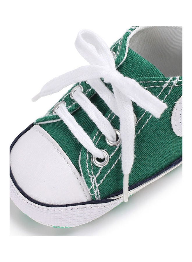 Baby Shoes Soft Sole Fashion Canvas Infant Toddler Sports green - Image 5