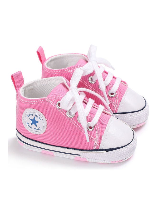 Baby Shoes Soft Sole Fashion Canvas Infant Toddler Sports Pink - Image 2