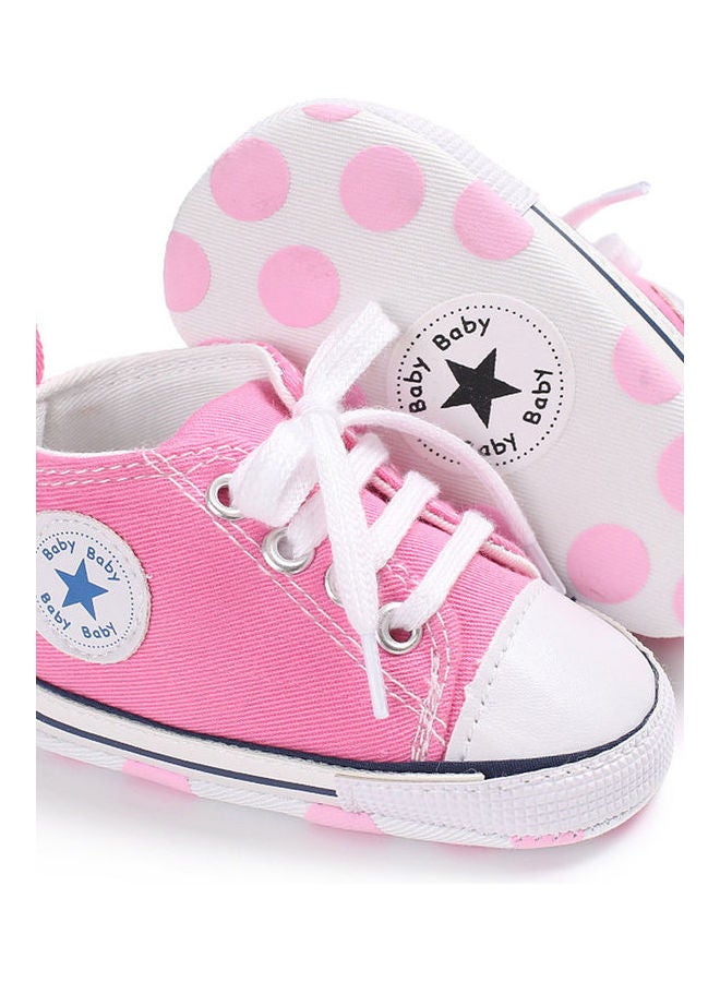 Baby Shoes Soft Sole Fashion Canvas Infant Toddler Sports Pink - Image 4