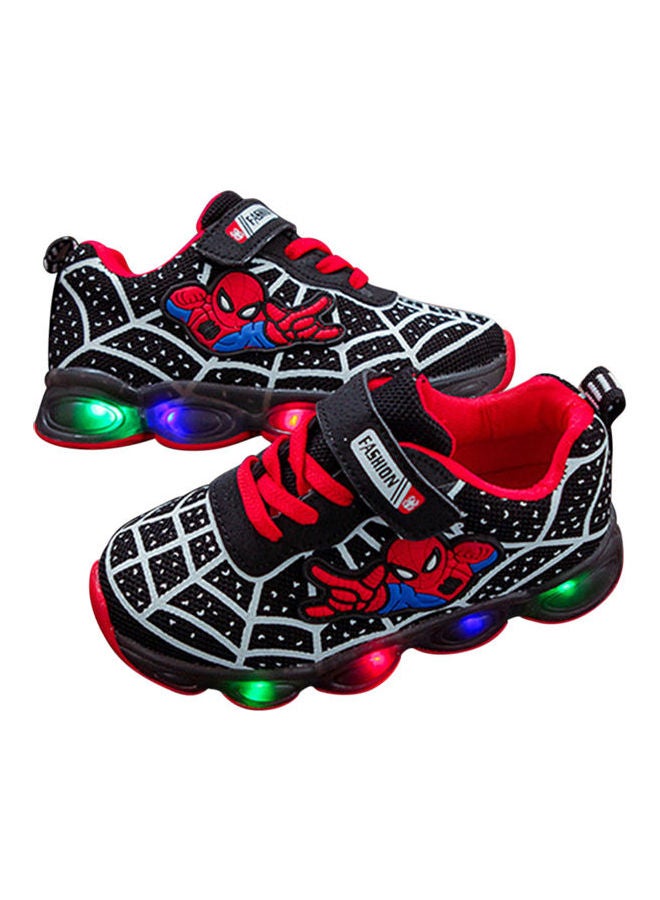 Fashion Cool Baby Girls Boys Casual Sports Shoes With LED Luminous Red - Image 5