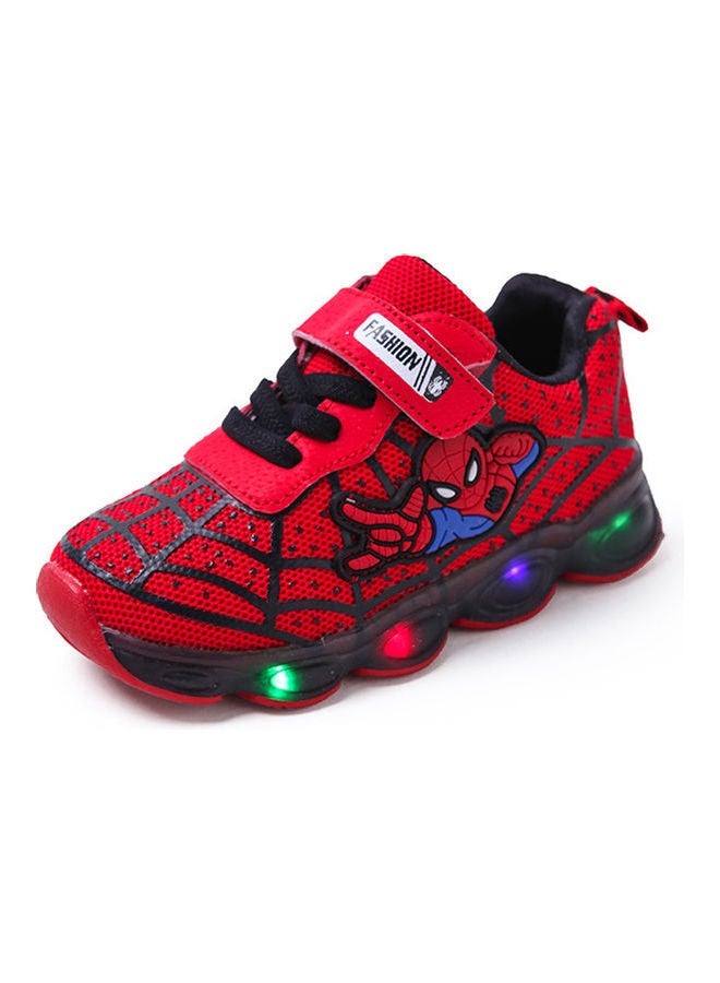 Fashion Cool Baby Girls Boys Casual Sports Shoes With LED Luminous Blue - Image 4