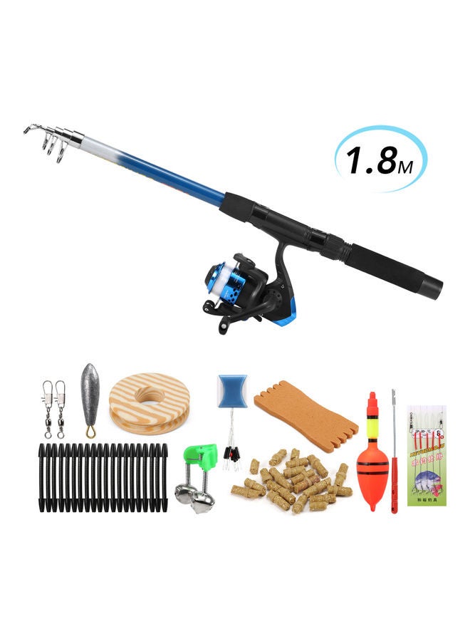Generic - Fishing Rod And Reel Combo Full Kit 45x6.5x14cm - Image 1