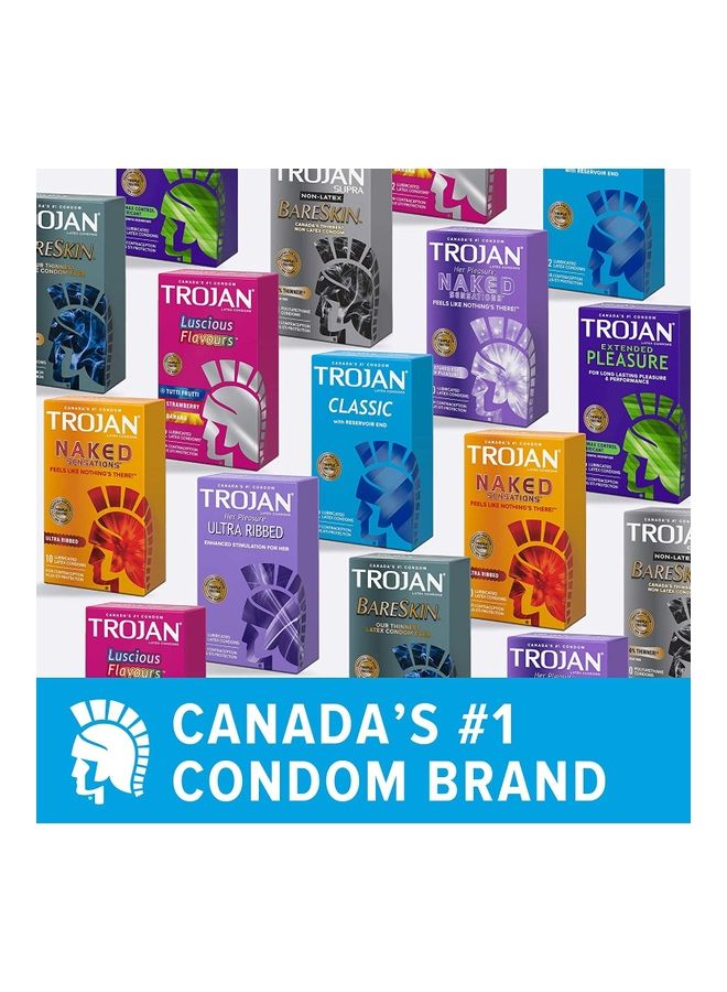 TROJAN Pack Of 10 Magnum Condoms - Image 5