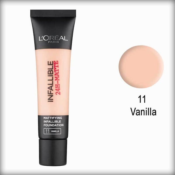L'OREAL PARIS Infallible 24h Matte Foundation 11 Vanilla Beige - Image 2