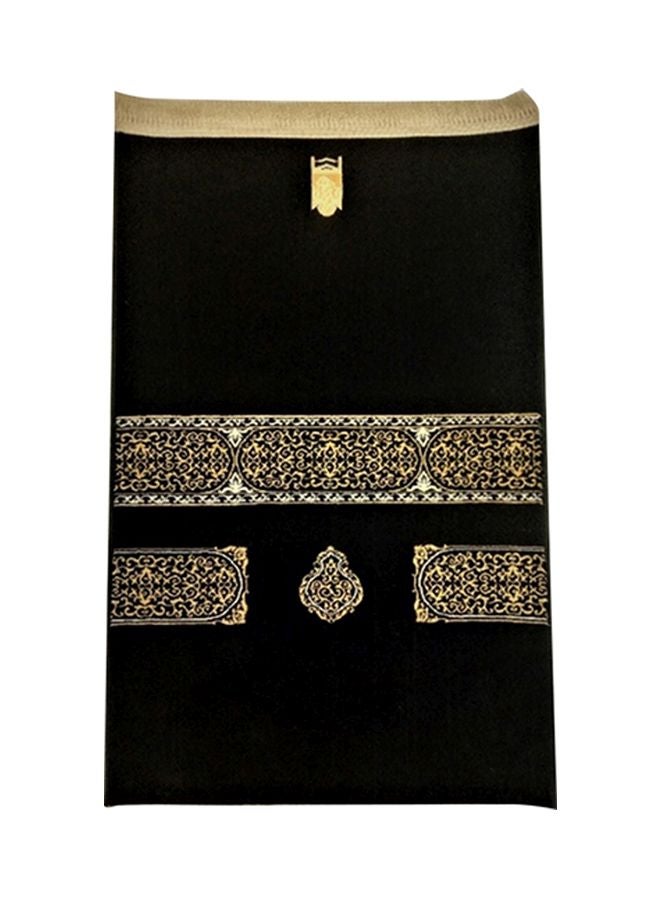 ميرينوس سجادة صلاة مطرزة بالمسك أسود/ذهبي 70x110سم