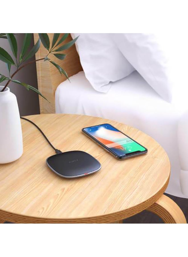 Aukey Graphite Lite Series 15W Wireless Fast Charger,LC-C6 Black - Image 4