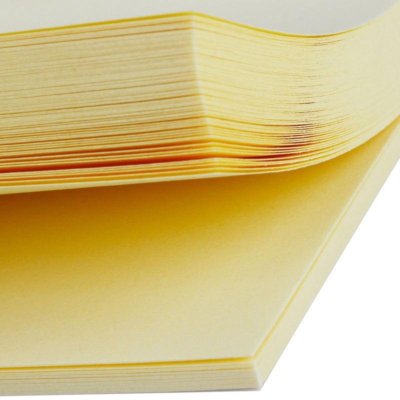 فريت مجموعة أوراق ملاحظات ذاتية اللصق مكونة من 100 ورقة أصفر - Image 3