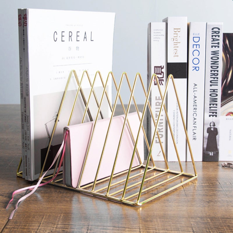 FRIEET Book Tray Triangle-shaped Yellow - Image 2