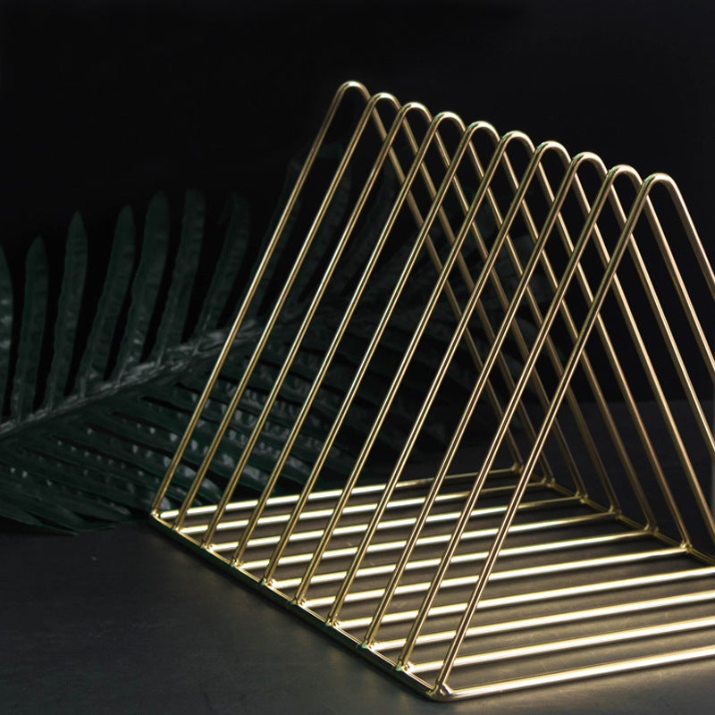 FRIEET Book Tray Triangle-shaped Yellow - Image 3