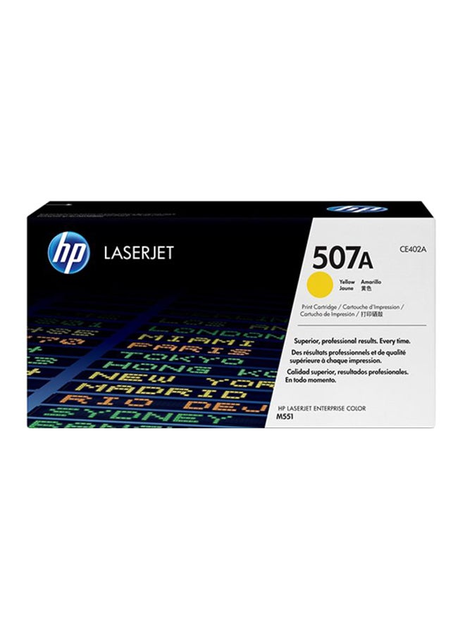 HP 507A CE402A Toner For Printer Yellow