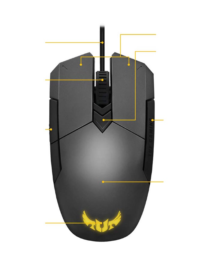TUF M5 Wired Gaming Mouse Black