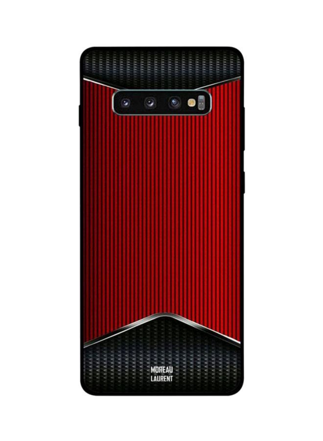 Moreau Laurent Protective Case Cover For Samsung Galaxy S10 Plus Black/Red