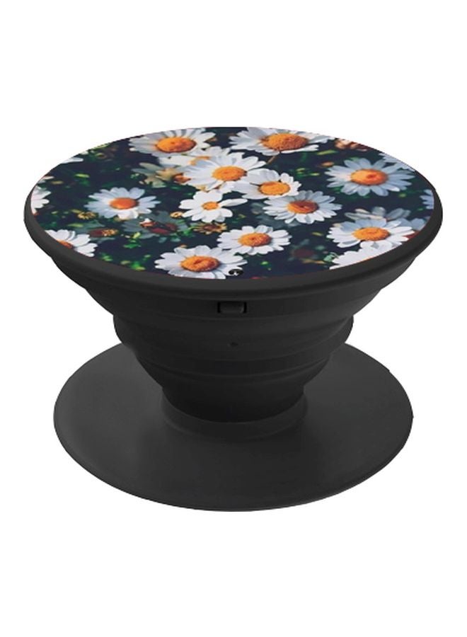 بي بي حامل هاتف بوب سوكيت بطبعة أزهار أخضر / أبيض / أسود - Image 1