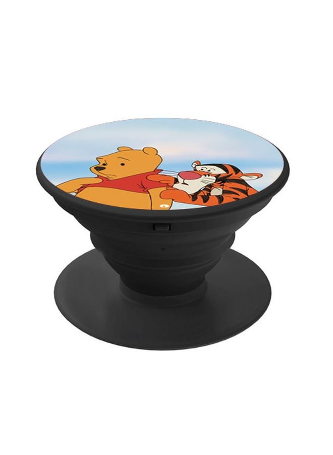BP Winnie The Pooh And Tigger Too Printed Pop Socket Phone Holder Orange/Yellow/Blue - Image 1