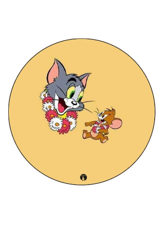 BP Tom And Jerry Printed Pop Socket Phone Holder Yellow/Grey/Black - Image 2