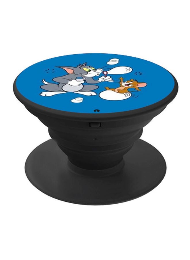 BP Tom And Jerry Printed Pop Socket Phone Holder Blue/Brown/Grey - Image 1