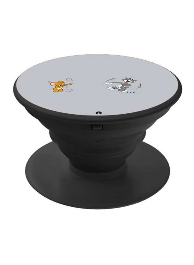 BP Tom And Jerry Printed Pop Socket Phone Holder Grey/Brown/White - Image 1