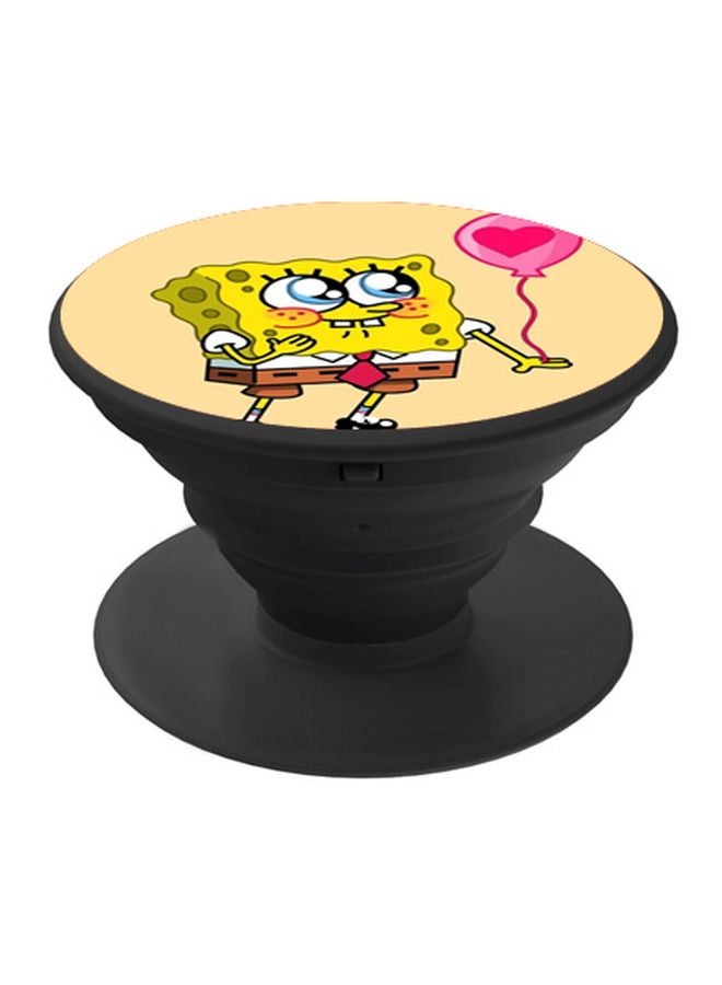 BP Cartoon Character Printed Pop Socket Phone Holder Beige/Yellow/Pink - Image 1