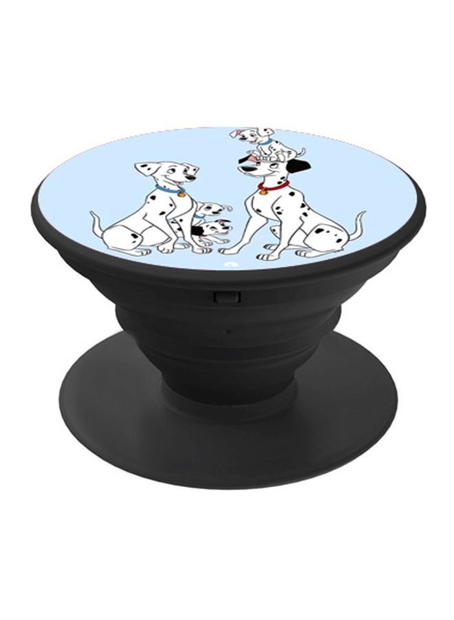 BP Dog Printed Pop Socket Phone Holder Blue/White/Black - Image 1