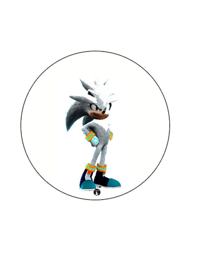 BP Sonic Printed Pop Socket Phone Holder White/Grey/Blue - Image 2