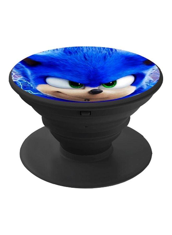 BP Sonic Printed Pop Socket Phone Holder Blue/White/Beige - Image 1