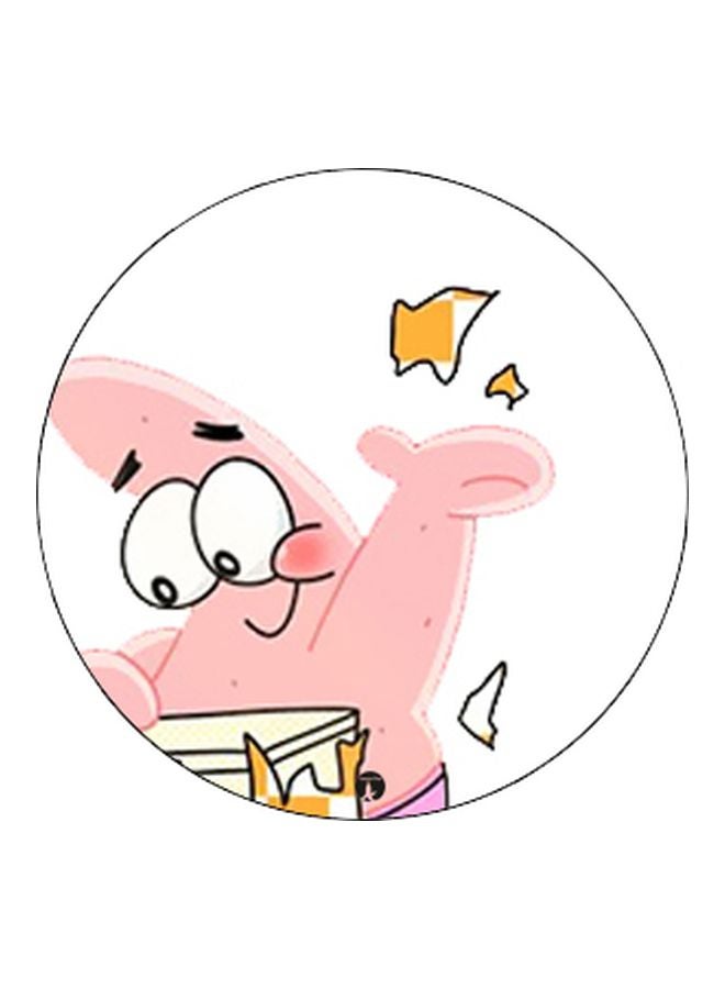 BP Patrick Star Printed Pop Socket Phone Holder White/Pink/Yellow - Image 2